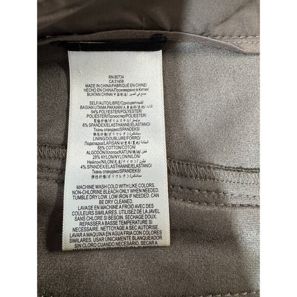 BCBGMAXAZRIA Weston Faux Suede Fringe Shorts Size M NWT in Spanish Moss Color - Picture 8 of 8